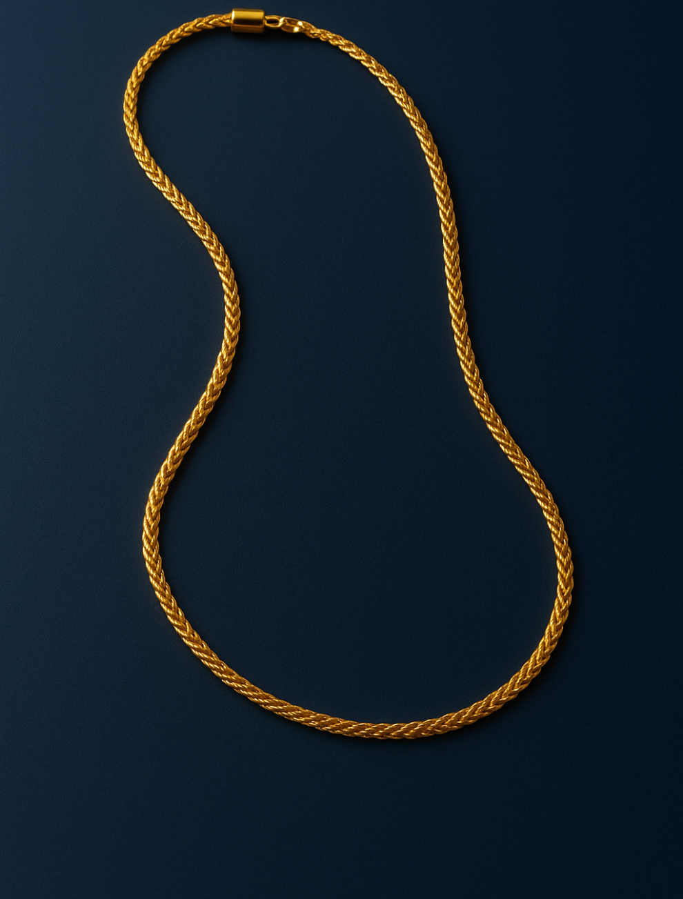 Classic Twisted Onegram Gold Rope Chain