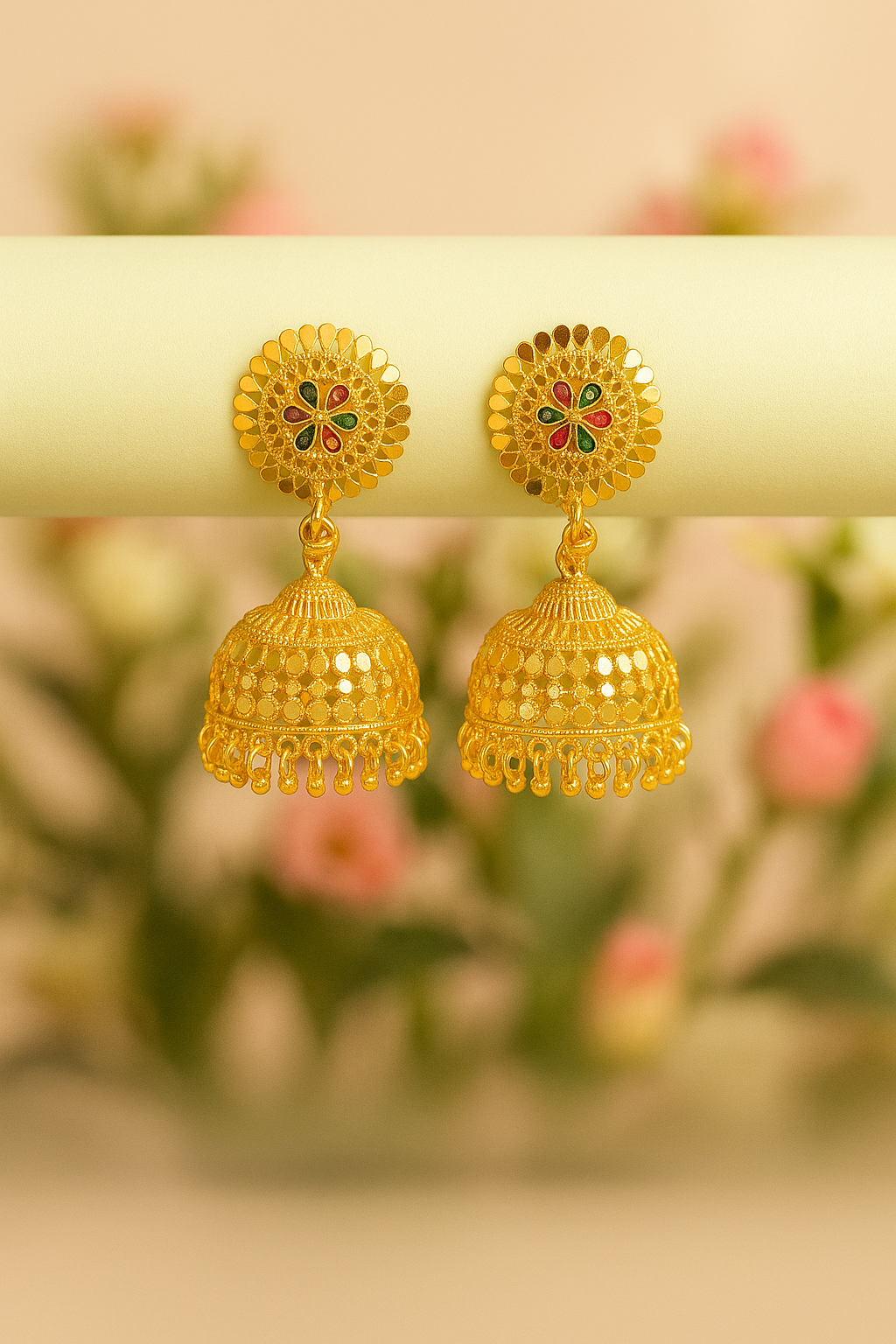 Onegram gold Earings Premium Design