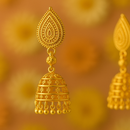 Premium Jhumki Onegram Gold